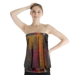 Colors Exploding Paint Spray Strapless Top by Pakrebo