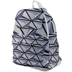 White Architectural Structure Top Flap Backpack