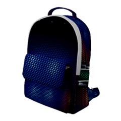 Black Portable Speaker Flap Pocket Backpack (large) by Pakrebo