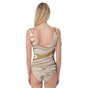 Brown And Yellow Abstract Painting Princess Tank Leotard  View2