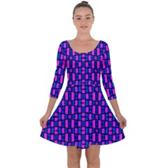 Ml-c5-5 Quarter Sleeve Skater Dress by ArtworkByPatrick