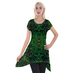 Ml-c5-6 Short Sleeve Side Drop Tunic by ArtworkByPatrick