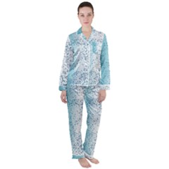 Spetters Stains Paint Satin Long Sleeve Pyjamas Set