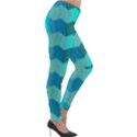 Texture Geometry Lightweight Velour Leggings View4