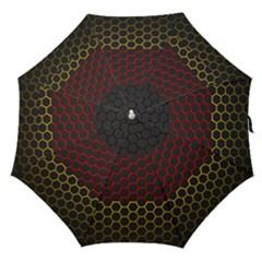Germany Flag Hexagon Straight Umbrellas by HermanTelo