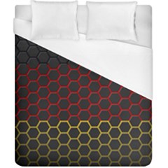Germany Flag Hexagon Duvet Cover (california King Size) by HermanTelo