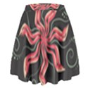 Flower Abstract High Waist Skirt View2