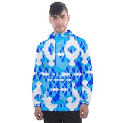 Cubes Abstract Wallpapers Men s Front Pocket Pullover Windbreaker