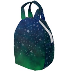 Background Blue Green Stars Night Travel Backpacks