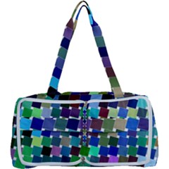 Geometric Background Colorful Multi Function Bag