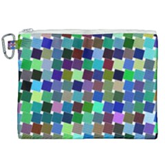 Geometric Background Colorful Canvas Cosmetic Bag (xxl)