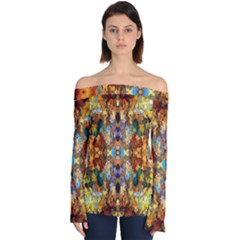 Ml-c6-2 Off Shoulder Long Sleeve Top by ArtworkByPatrick