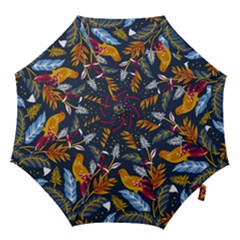 Colorful Birds In Nature Hook Handle Umbrellas (small) by Sobalvarro