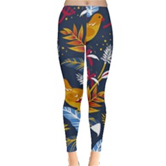 Colorful Birds In Nature Leggings  by Sobalvarro