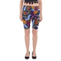 Colorful birds in nature Yoga Cropped Leggings View1