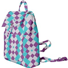Texture Violet Buckle Everyday Backpack by Alisyart