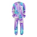 Geometric Metallic Aqua Purple OnePiece Jumpsuit (Kids) View1