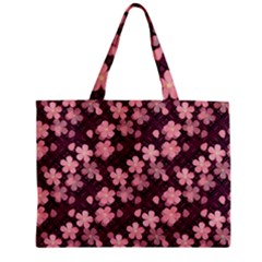 Cherry Blossoms Japanese Zipper Mini Tote Bag by HermanTelo