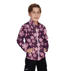 Cherry Blossoms Japanese Kids  Windbreaker by HermanTelo