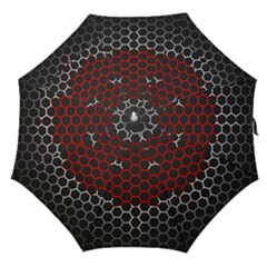 Canada Flag Hexagon Straight Umbrellas by HermanTelo