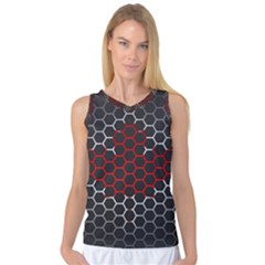 Canada Flag Hexagon Women s Basketball Tank Top