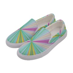 Background Burst Abstract Color Women s Canvas Slip Ons by HermanTelo