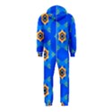 Pattern Backgrounds Blue Star Hooded Jumpsuit (Kids) View2