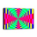 Maze Rainbow Vortex Deluxe Canvas 18  x 12  (Stretched) View1