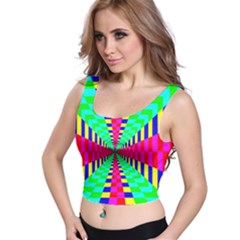 Maze Rainbow Vortex Crop Top by HermanTelo