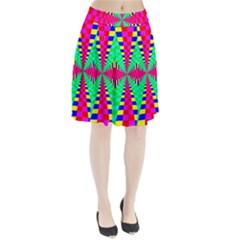 Maze Rainbow Vortex Pleated Skirt