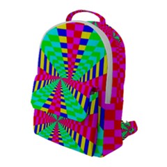 Maze Rainbow Vortex Flap Pocket Backpack (large)