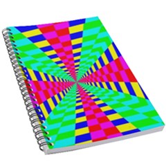 Maze Rainbow Vortex 5 5  X 8 5  Notebook