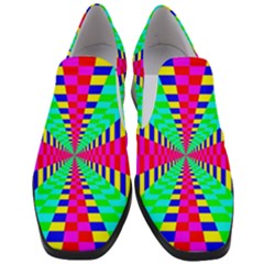 Maze Rainbow Vortex Women Slip On Heel Loafers