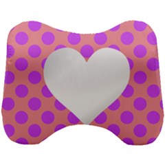 Love Heart Valentine Head Support Cushion by HermanTelo