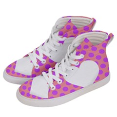 Love Heart Valentine Men s Hi-top Skate Sneakers