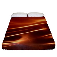 Light Rays Aurora Fitted Sheet (king Size)