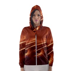 Light Rays Aurora Women s Hooded Windbreaker