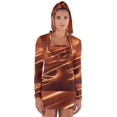 Light Rays Aurora Long Sleeve Hooded T-shirt by HermanTelo