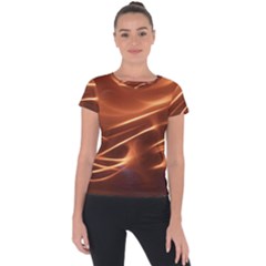 Light Rays Aurora Short Sleeve Sports Top 