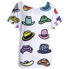 Hat Dress Elegance Women s Oversized Tee