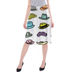 Hat Dress Elegance Midi Beach Skirt by HermanTelo