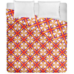 Hexagon Polygon Colorful Prismatic Duvet Cover Double Side (california King Size) by HermanTelo