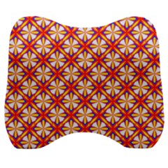 Hexagon Polygon Colorful Prismatic Velour Head Support Cushion by HermanTelo
