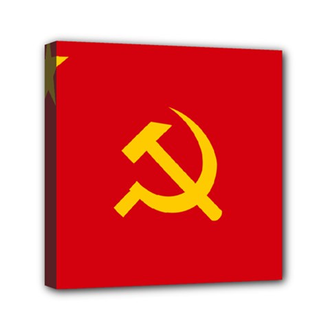 Flag Of Chinese Workers  And Peasants  Red Army, 1934-1937 Mini Canvas 6  X 6  (stretched) by abbeyz71