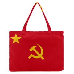 Flag Of Chinese Workers  And Peasants  Red Army, 1934-1937 Zipper Medium Tote Bag by abbeyz71