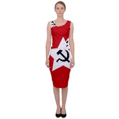 Flag Of Chinese Workers  And Peasants  Red Army, 1928-1937 Sleeveless Pencil Dress by abbeyz71