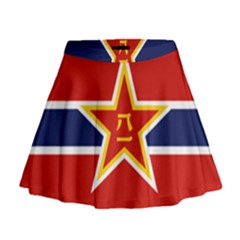 Flag Of The People s Liberation Army Navy, 1950 s Mini Flare Skirt by abbeyz71