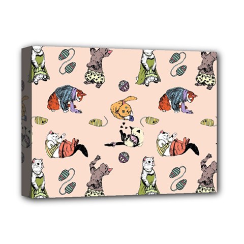 Funny Cats Deluxe Canvas 16  X 12  (stretched) 