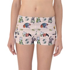 Funny Cats Reversible Boyleg Bikini Bottoms