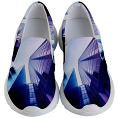 Abstract Architectural Design Architecture Building Kids  Lightweight Slip Ons by Pakrebo